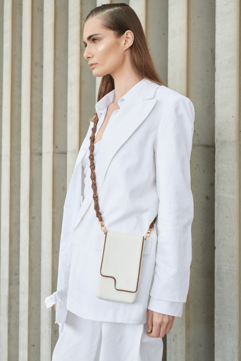 The Culture Bag (White Leather)