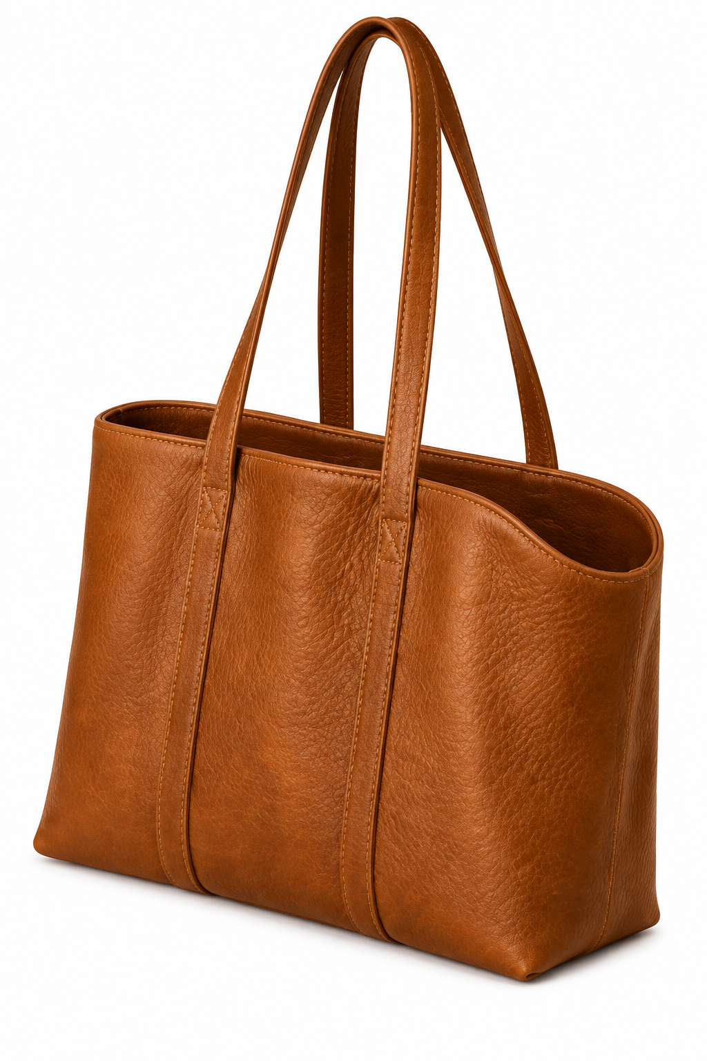 Leather TOTE Bag Small Breed Dogs & Cats Camel